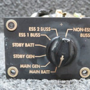 127-23009-1 Rev. B Bell 206B Electroluminescent Electrical Selector Panel
