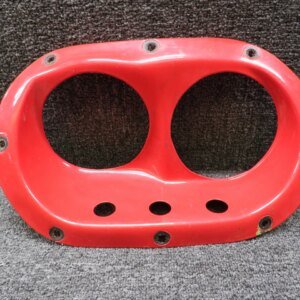 A526-1 Robinson R-22 Dual Landing Light Retainer (Worn Mount Holes) (Red)