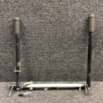 A758-6, A758-5 Robinson R22 Beta Collective Control Yoke w Co-Pilot Stick