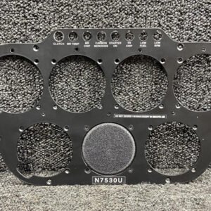 B197-1 Robinson R44II Seven Instrument Panel Faceplate