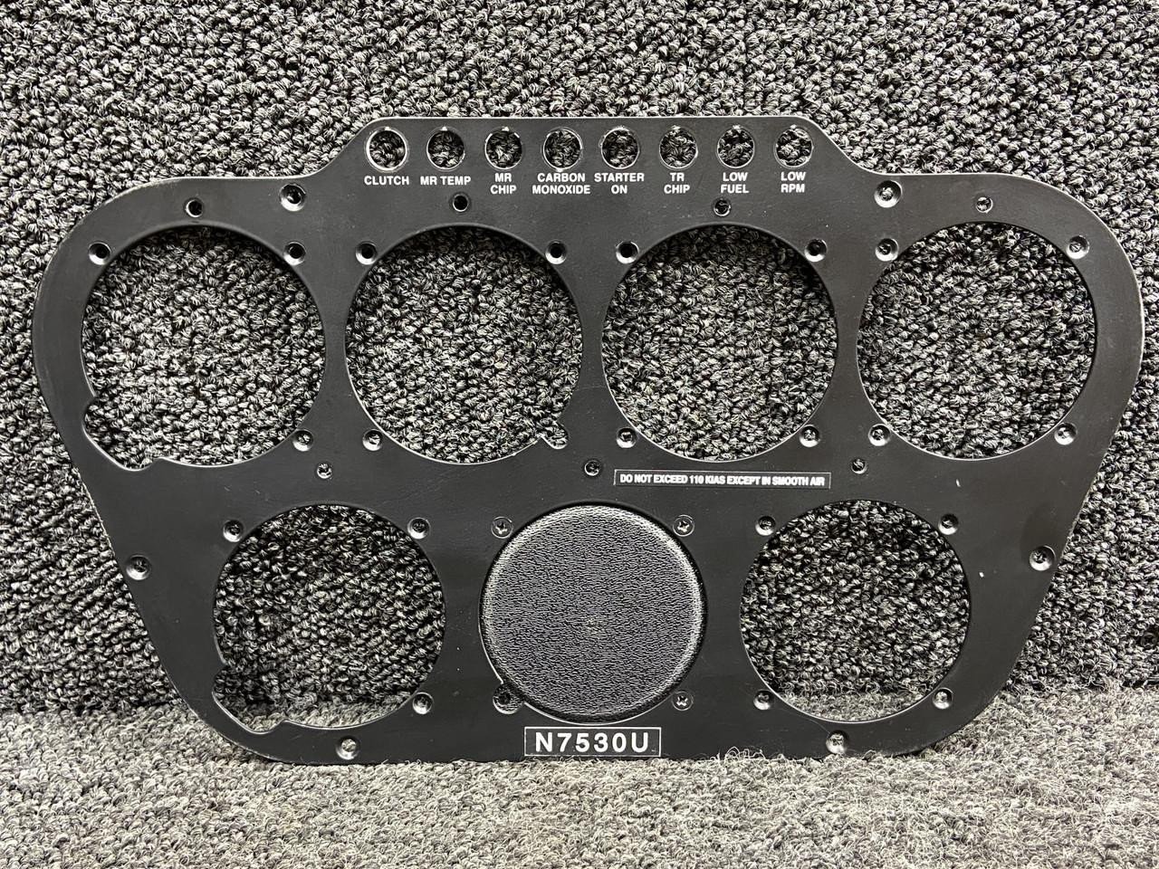 B197-1 Robinson R44II Seven Instrument Panel Faceplate B197-1 Robinson R44II Seven Instrument Panel Faceplate