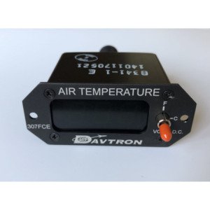 B341-1 O.A.T. Gauge with Voltmeter, 14V/28V ROBIONSON R22 / R44 / R66