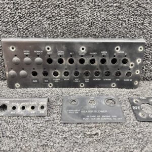 B490-2, B170-1, A938-2 Robinson R22 Breaker Panel Set (Minus Breakers)