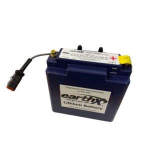 Earthx Etx400-24-tso Lithium Battery 24v / 7.8ah Case E Backup Battery - Certified FAA Approved Aircraft