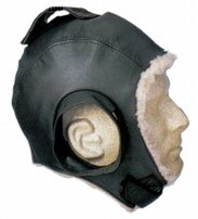 Helmet - For D/C 711 Headsetgoatskin Fleece Lined - Brown Xl