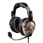 Lightspeed Delta Zulu ANR Headset Helicopter U-174 Plug Straight Cable