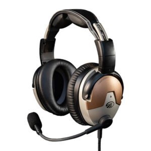 Lightspeed Delta Zulu ANR Headset Helicopter U-174 Plug Straight Cable