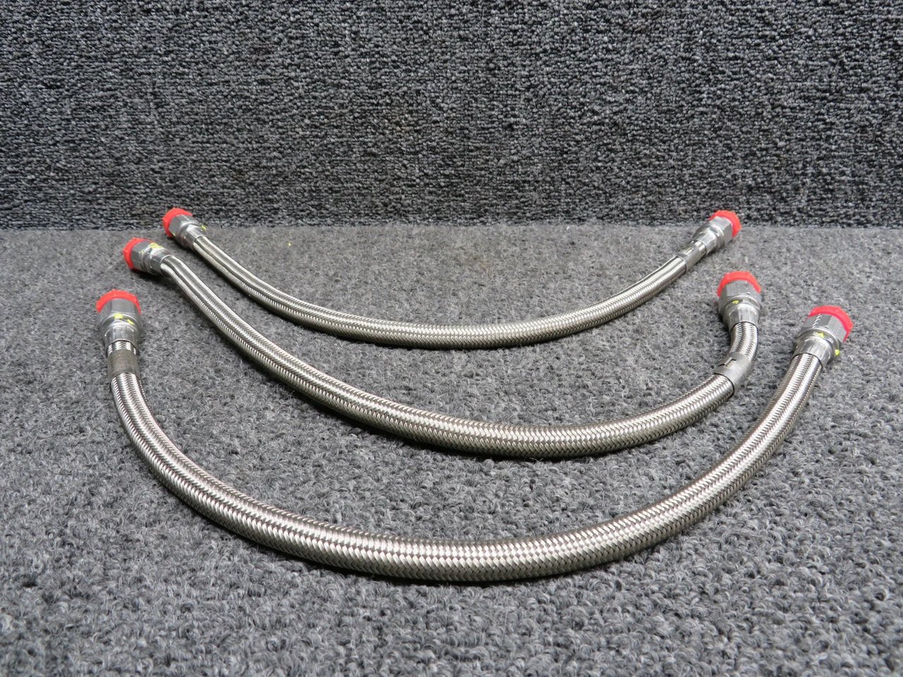 M206-20H101-041 Bell 505 Steel Braid Hose Assembly Set of 3 M206-20H101-041 Bell 505 Steel Braid Hose Assembly Set of 3